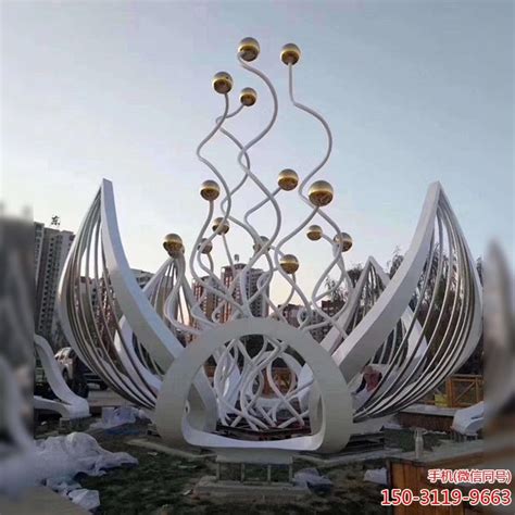 上海不锈钢雕塑花