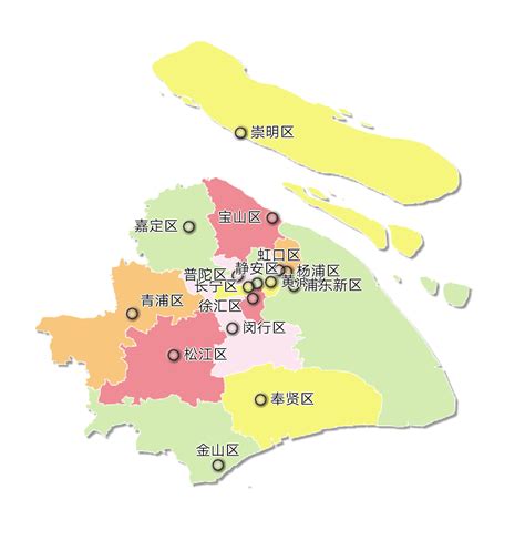 上海各区地图图片