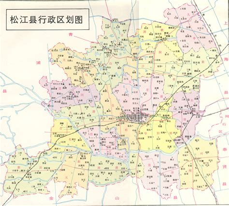 上海市松江区地图