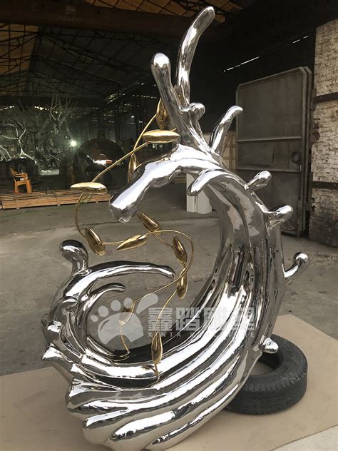 上海镜面不锈钢造型雕塑艺术摆件
