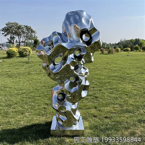 不锈钢太湖石镂空雕塑定做价格