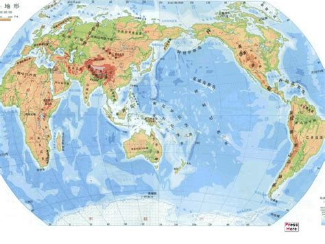世界维度地图