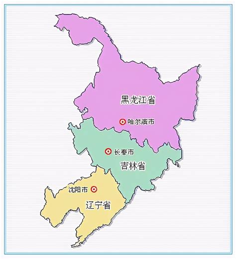 东三省地图完整版