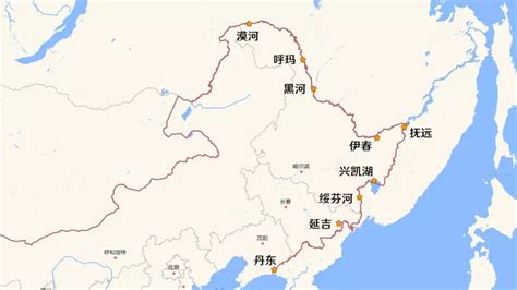 东三省自驾游路线图