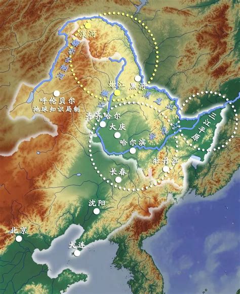 东北亚地图全图