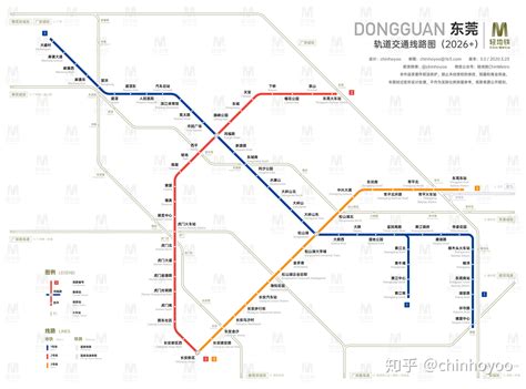 东莞已开通地铁线路图