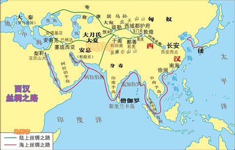 丝绸之路第一通道地图