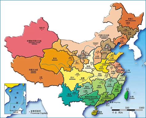 中国全省地图全图