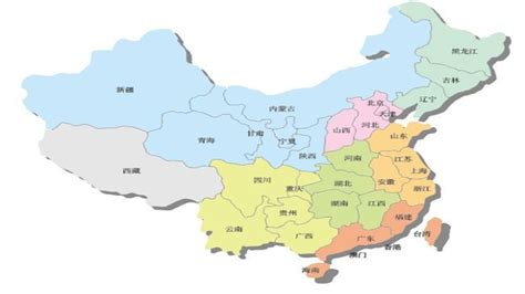 中国区域划分图片