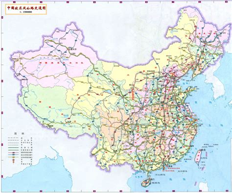 中国地图交通全图