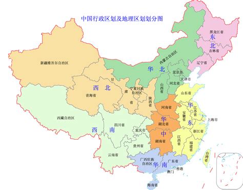 中国地图包括各市
