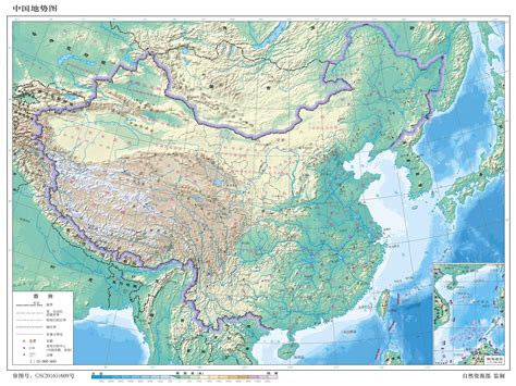 中国地形图完整版清晰