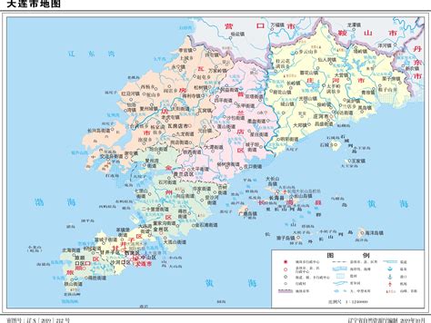 中国大连长海县地图