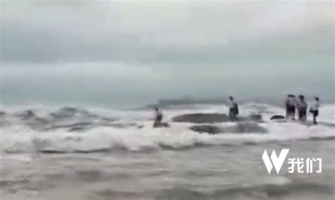 中国女游客被卷入海中遇难