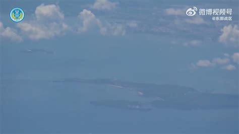 中国战机俯视澎湖列岛