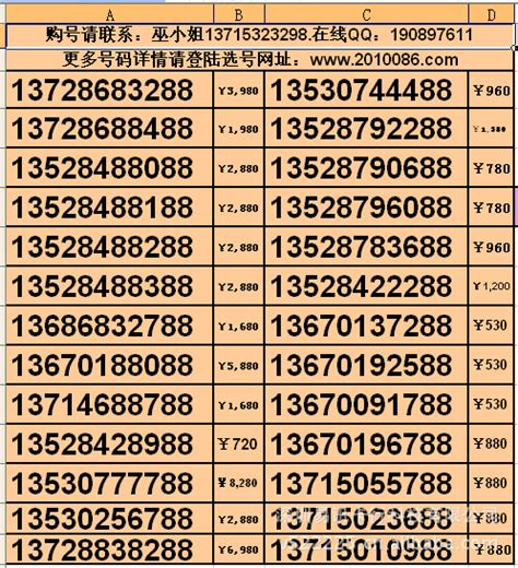 中国手机号码