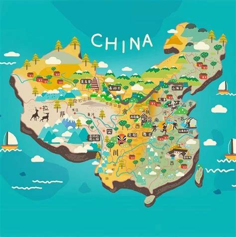 中国景点地图高清