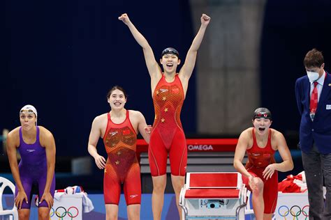 中国游泳队在奥运会上的最好成绩