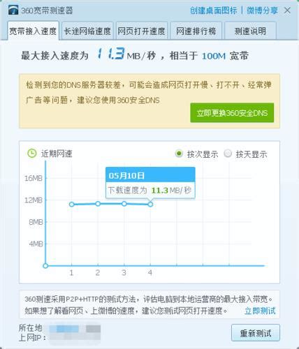 中国联通宽带测速官网