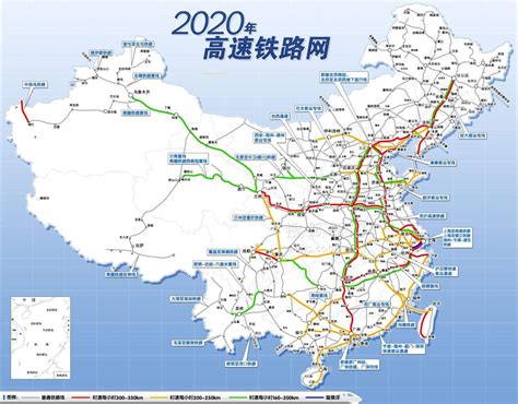 中国铁路网地图
