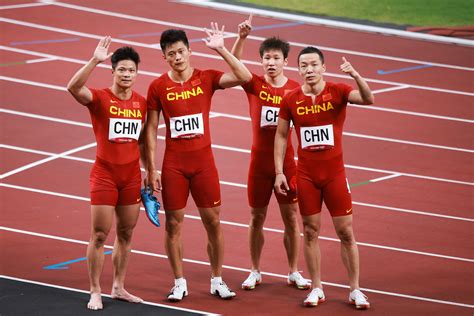 中国队男子4x100米接力决赛