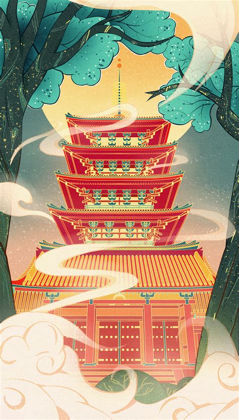 中国风传统创意插画