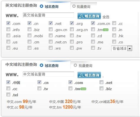 中文域名和网站的区别