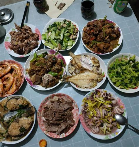 中秋节的饭菜图片