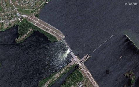 乌克兰一水电站大坝是谁炸的