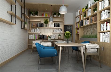 书吧客厅平面设计