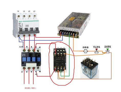 传感器和继电器连接图纸