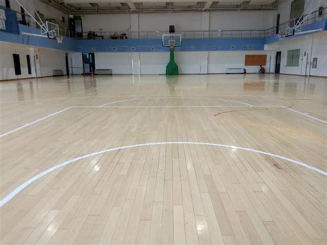 体育篮球馆专用耐磨实木地板