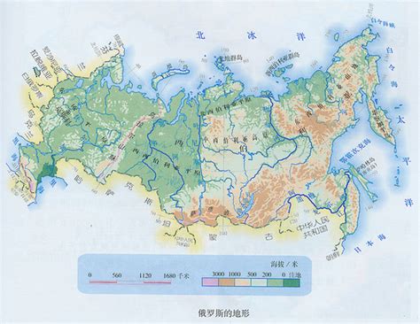 俄罗斯三大河流流域图