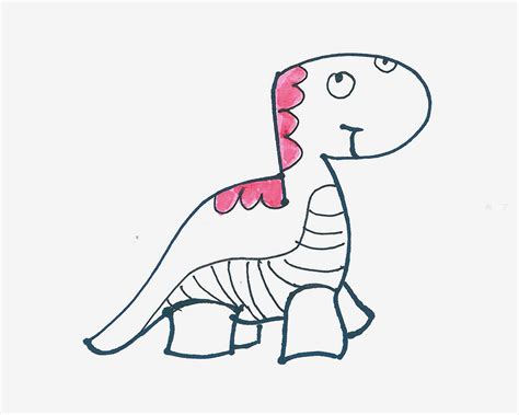 儿童恐龙简笔画