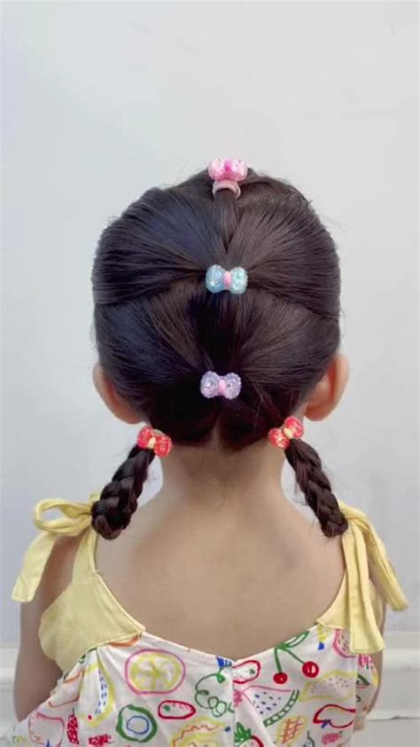 儿童扎头发简单方法