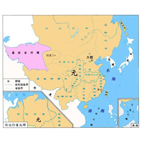 元朝的地图完整版