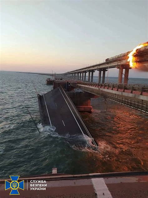 克里米亚大桥被乌克兰炸毁了吗