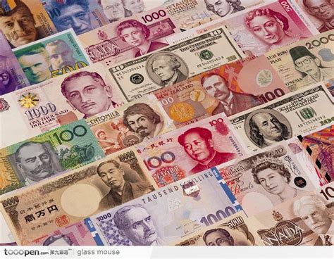 全球十大货币的图案