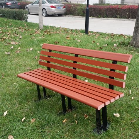 公园用木塑休闲椅