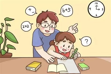 关于父母教孩子作业的段子