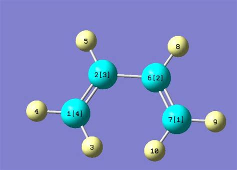 分子几何优化构型