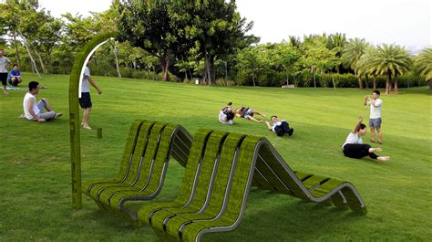 创意的公园椅
