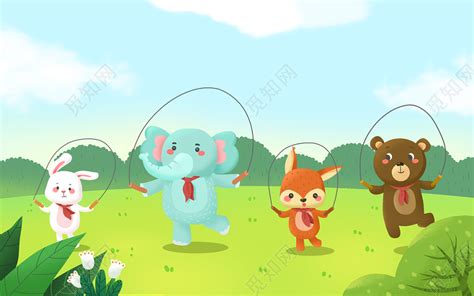 动物跳绳比赛的童话作文