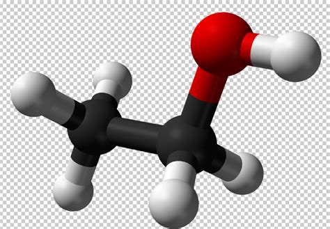 化学分子模型乙醇