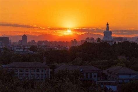 北京一年的日出日落时间