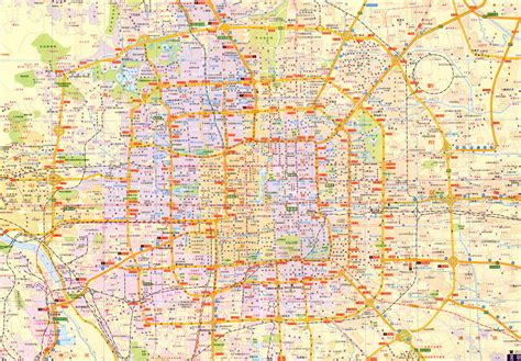 北京城区地图最新版全图