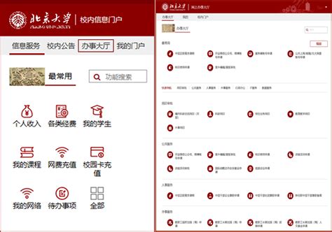北京大学信息门户网站