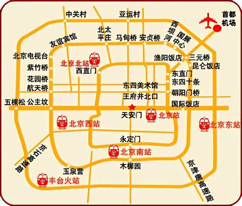 北京旅游攻略地图