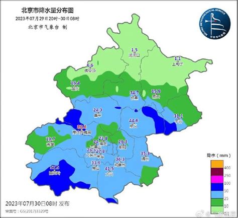 北京暴雨预警划分