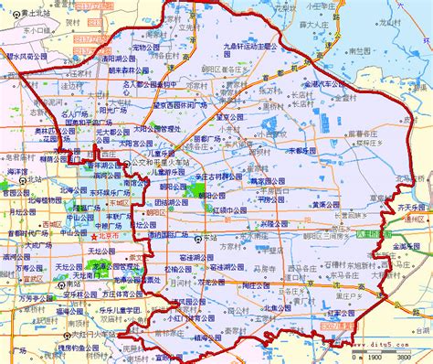 北京朝阳区地图高清版可放大